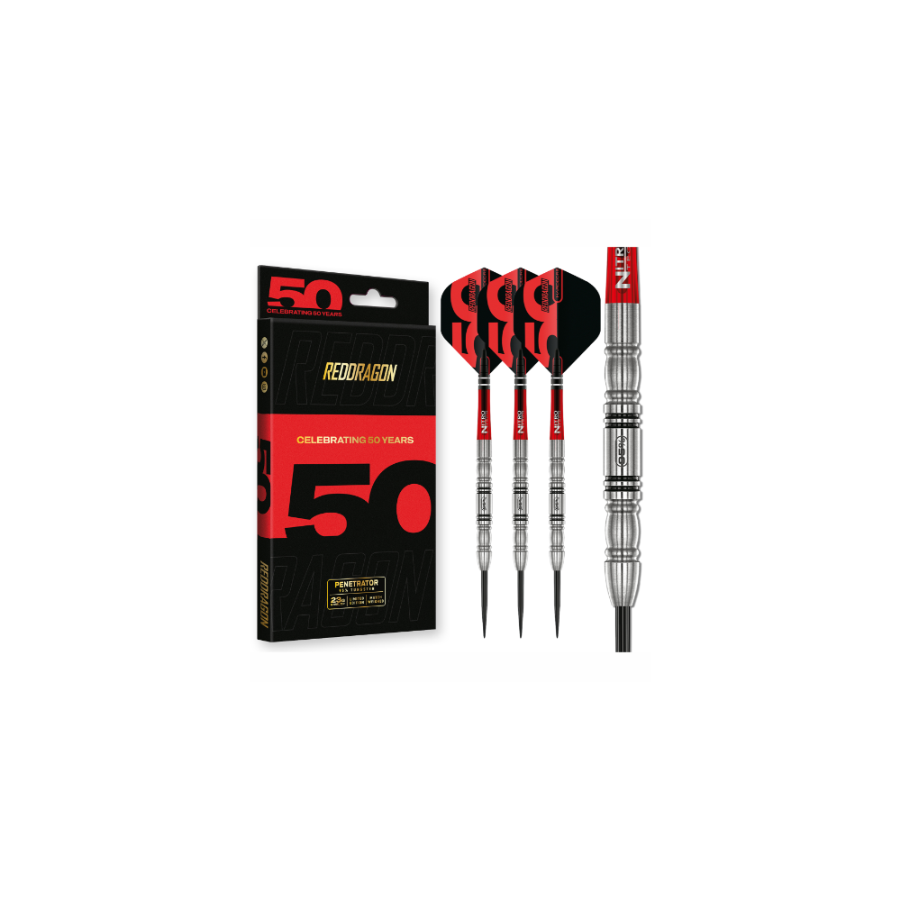 4- 23G PENETRATOR 50YR LTD RED DRAGON DART SET
