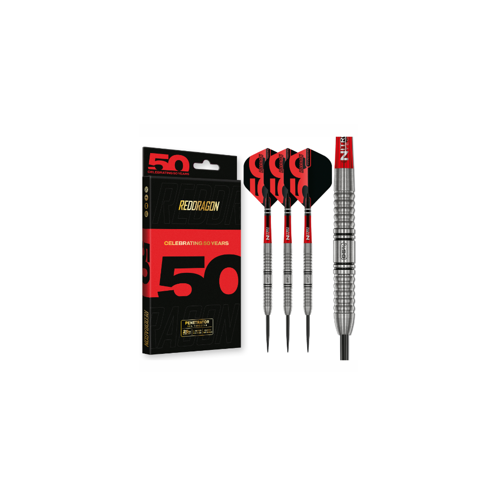 1- 25G PENETRATOR 50YR LTD RED DRAGON DART SET