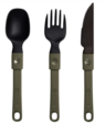 MUNS FOLDABLE 3 PCE POLYMIDE CUTLERY SET