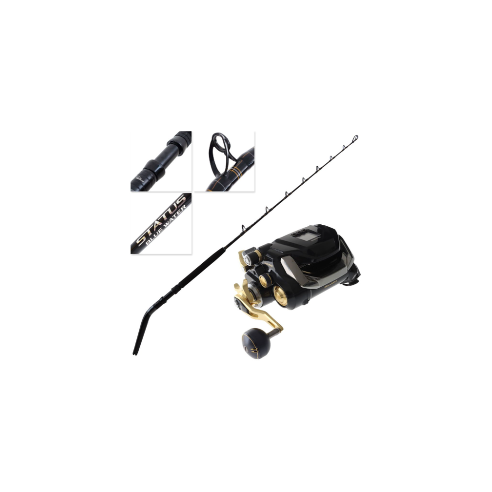 BEASTMASTER 12000+SBW 5'6" 2PCE 50/80LB D/D B/BUTT ROD+P/PRO HI VIS 100LB BRAID