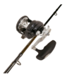 TORIUM 16PG-A + VORTEX 5'5" 1PCE 30/50LB O/H JIG ROD
