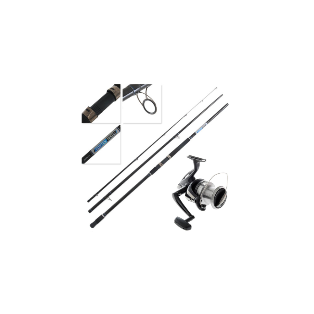 BEASTMASTER 14000XC + VORTEX 13'6" 3PCE 8/15KG SURF ROD