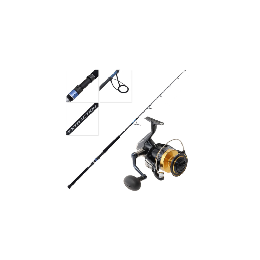 SPHEROS 10000SW PG + EXTRACTION 5'5" 2PCE PE6-8 300-400GM JIG SPIN ROD