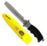 Knife Buddy Chisel Paua Blade -yellow