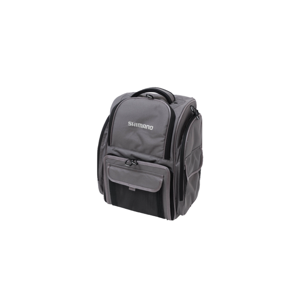 BACKPACK & TACKLE BOX - GREY - SHIMANO 
