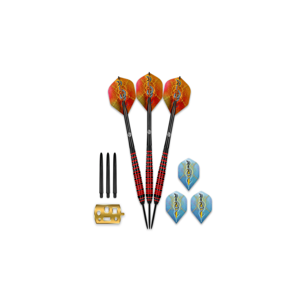 SHOT MYSTIC STEEL TIP DART SET