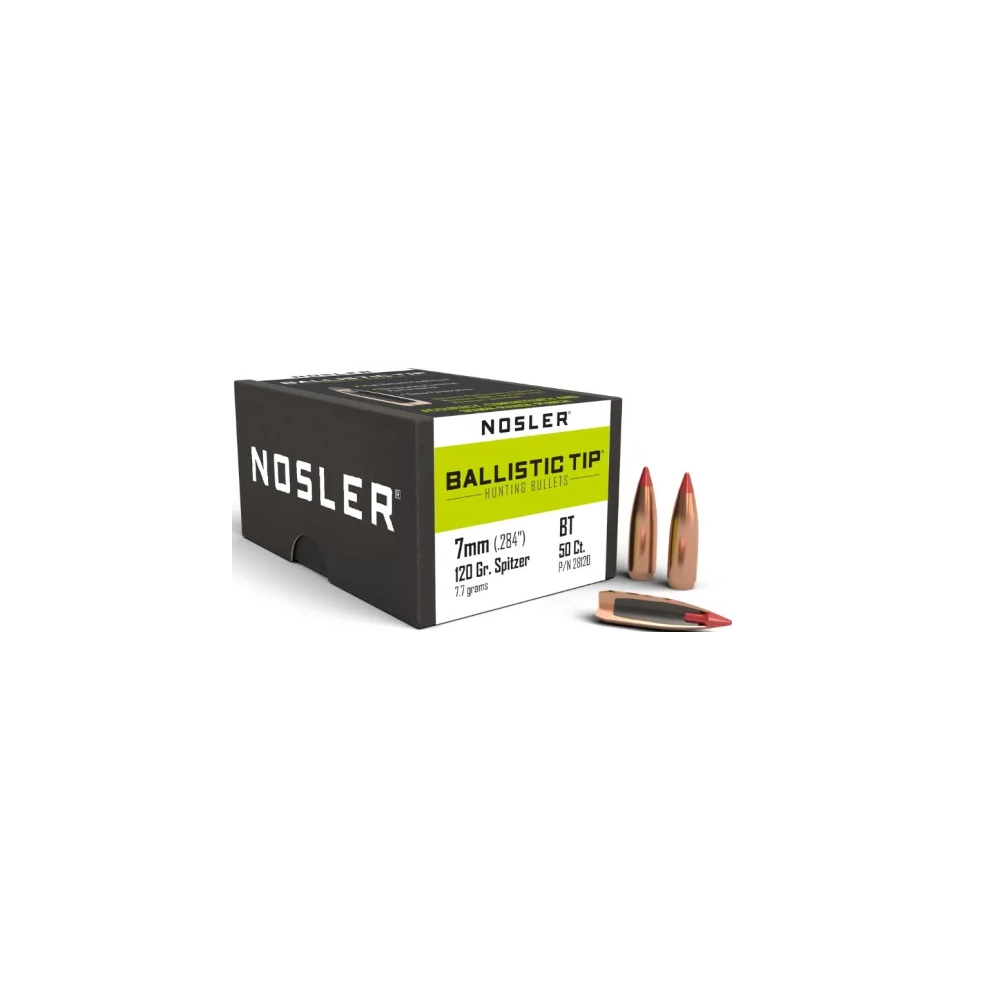 NOSLER 7MM 120GR BALLISTIC TIP