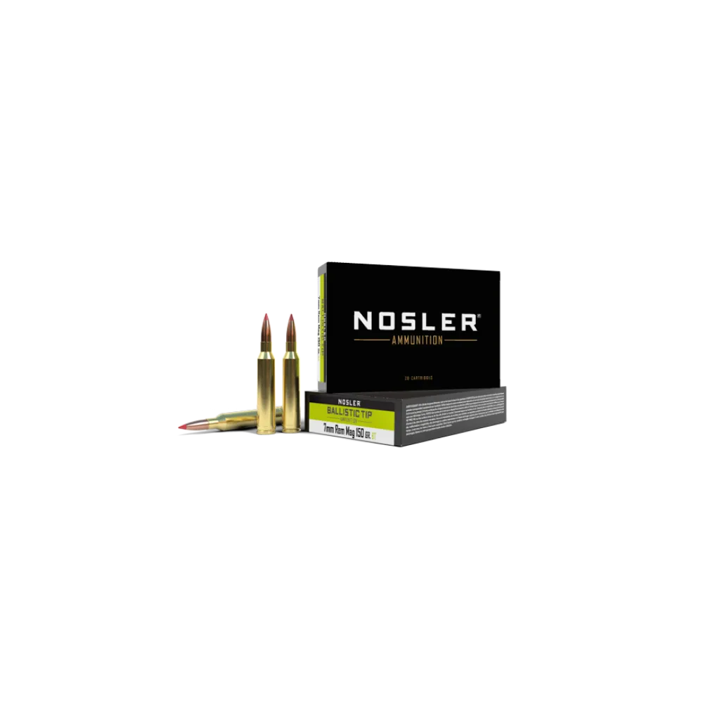 NOSLER 7MM REM MAG 150G BALLISTIC TIP