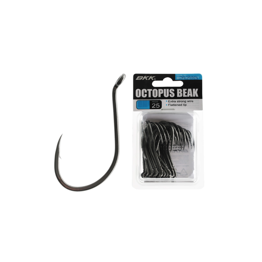 2/0 3/0 OCTOPUS BEAK BLACK NICKEL