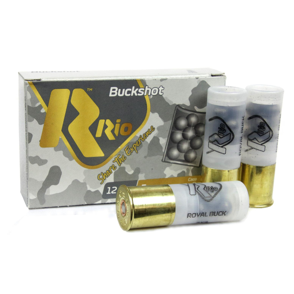 12G BUCK SHOT 9 BALL 34GR - RIO