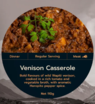 VENISON CASSEROLE - DINNER