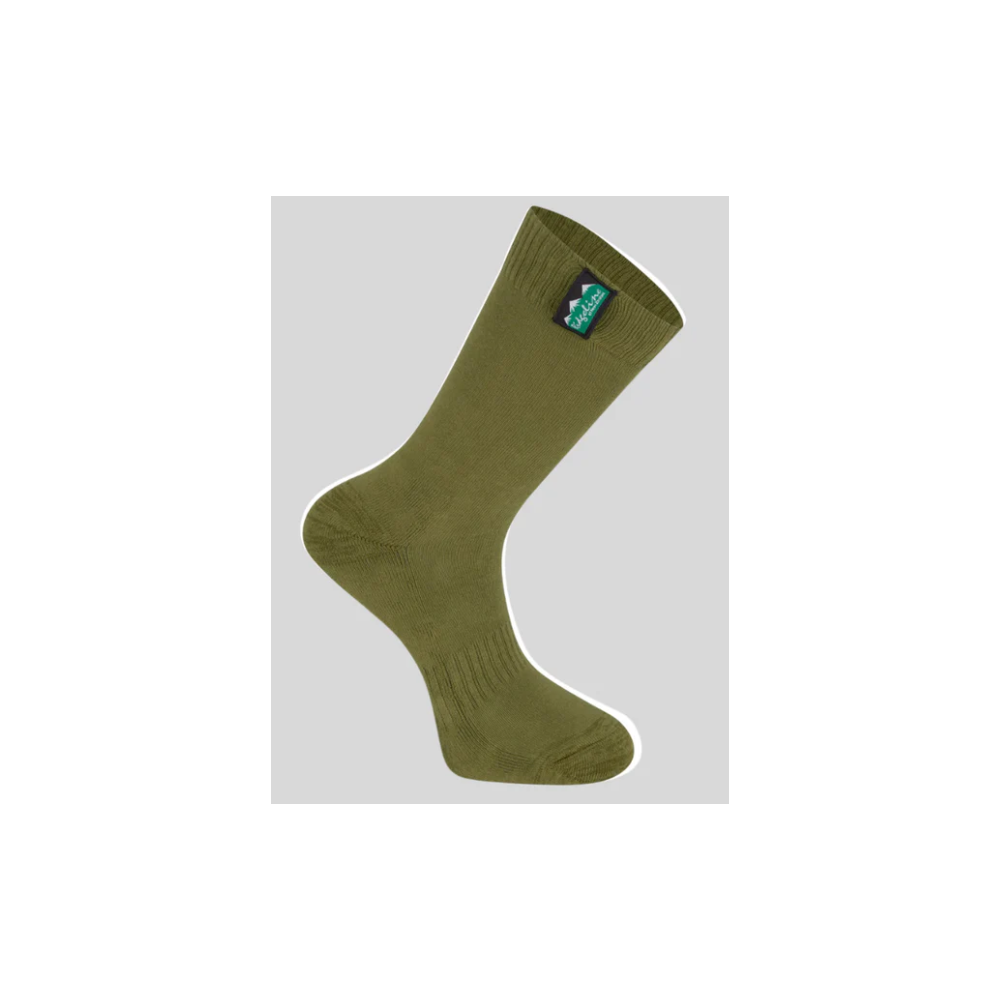 COTTON WORK SOCKS - OLIVE - MULTI MID LENGTH - RIDGELINE
