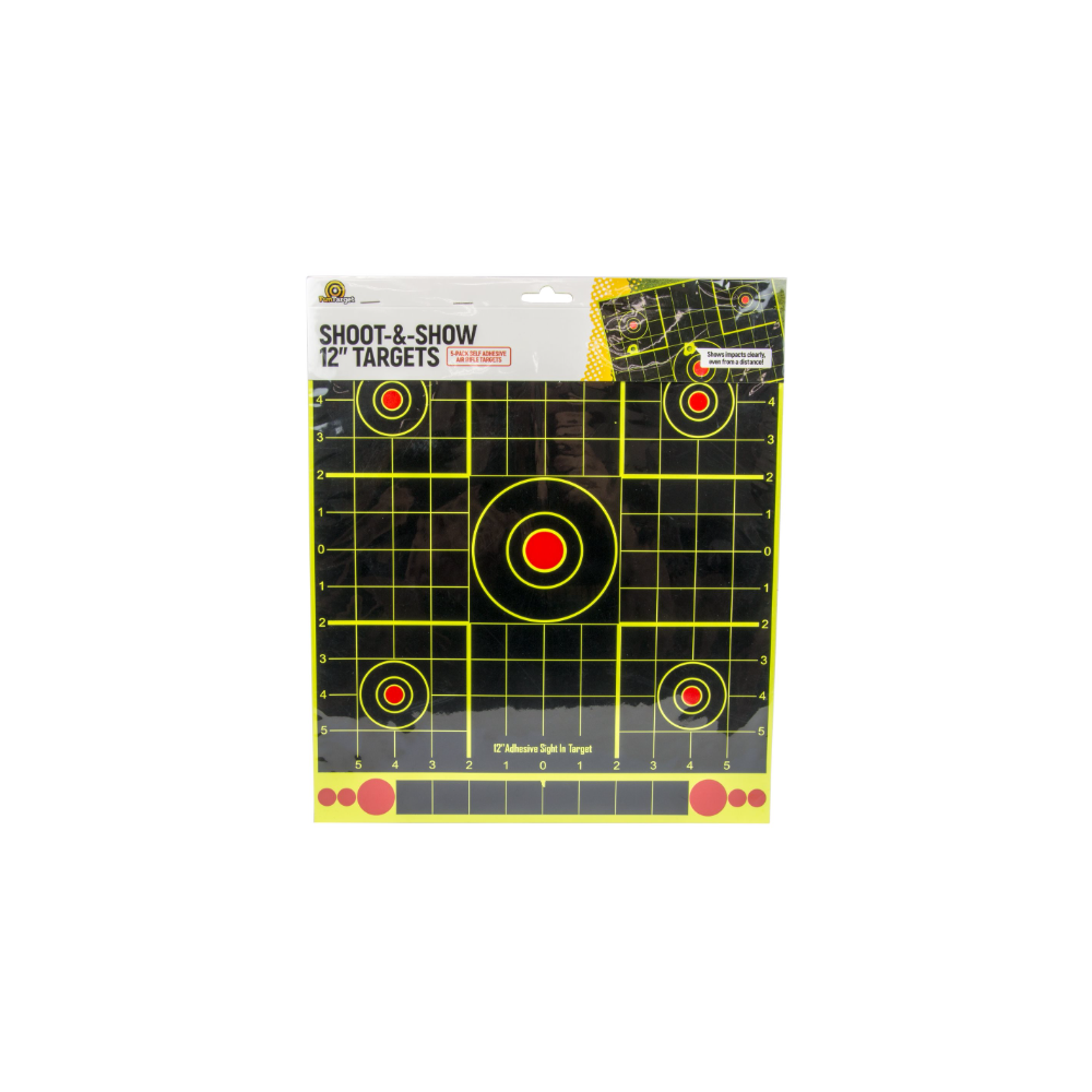 FUN TARGET SHOOT & SHOW TARGET 12"5PK