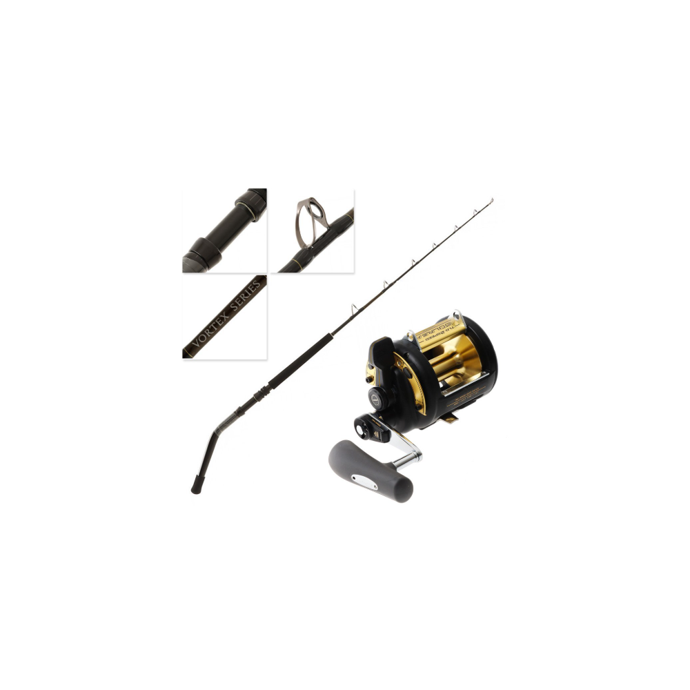 TLD 50LRSA 2SPD + VORTEX 5'6" 2PCE B/BUTT DEEP DROP ROD