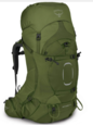 OSPREY AETHER 65 LARGE/X LARGE - GARLIC MUSTARD GREEN