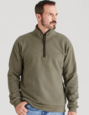 OLIVE BRANCASTER 1/4 ZIP - RIDGELINE