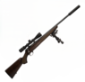 T1X 17HMR HUNTER 20"UNF - 22 SUPRESSOR, 1" LOW RINGS, BIPOD AND SCOPE