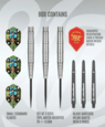 BADLANDS KRUSH STEEL TIP DART SET
