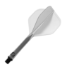WHITE FLIGHT DECK-ONE PIECE DART FLIGHTS