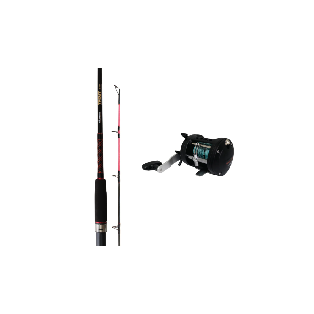 OKUMA TROUTSTIK TS601ML & CLASSIC CLX200L-LLA LEADLINE