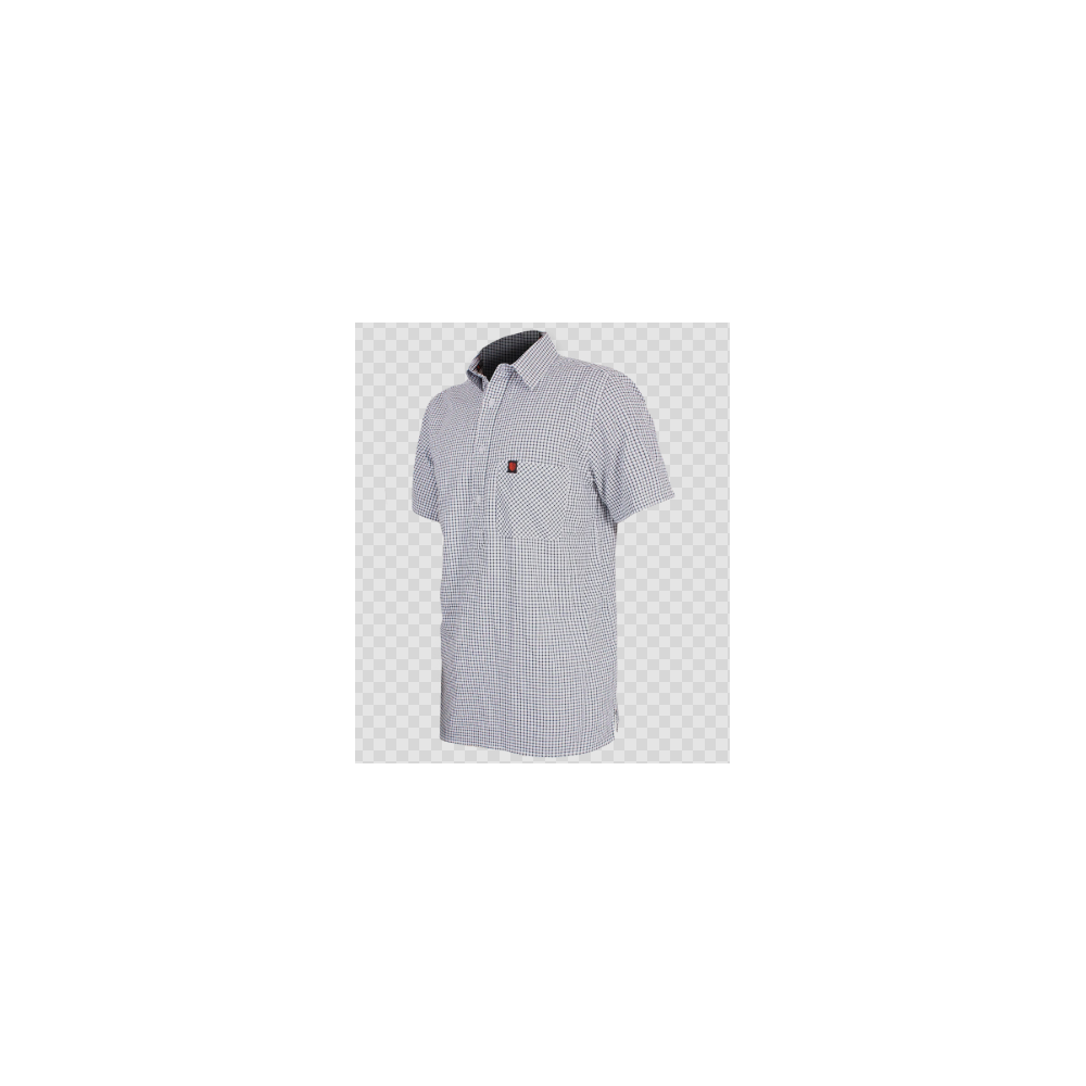 CHECKMATE SHIRT -MENS - NAVY CHECK