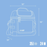 24 CAN PRO SOFT COOLER SKY BLUE