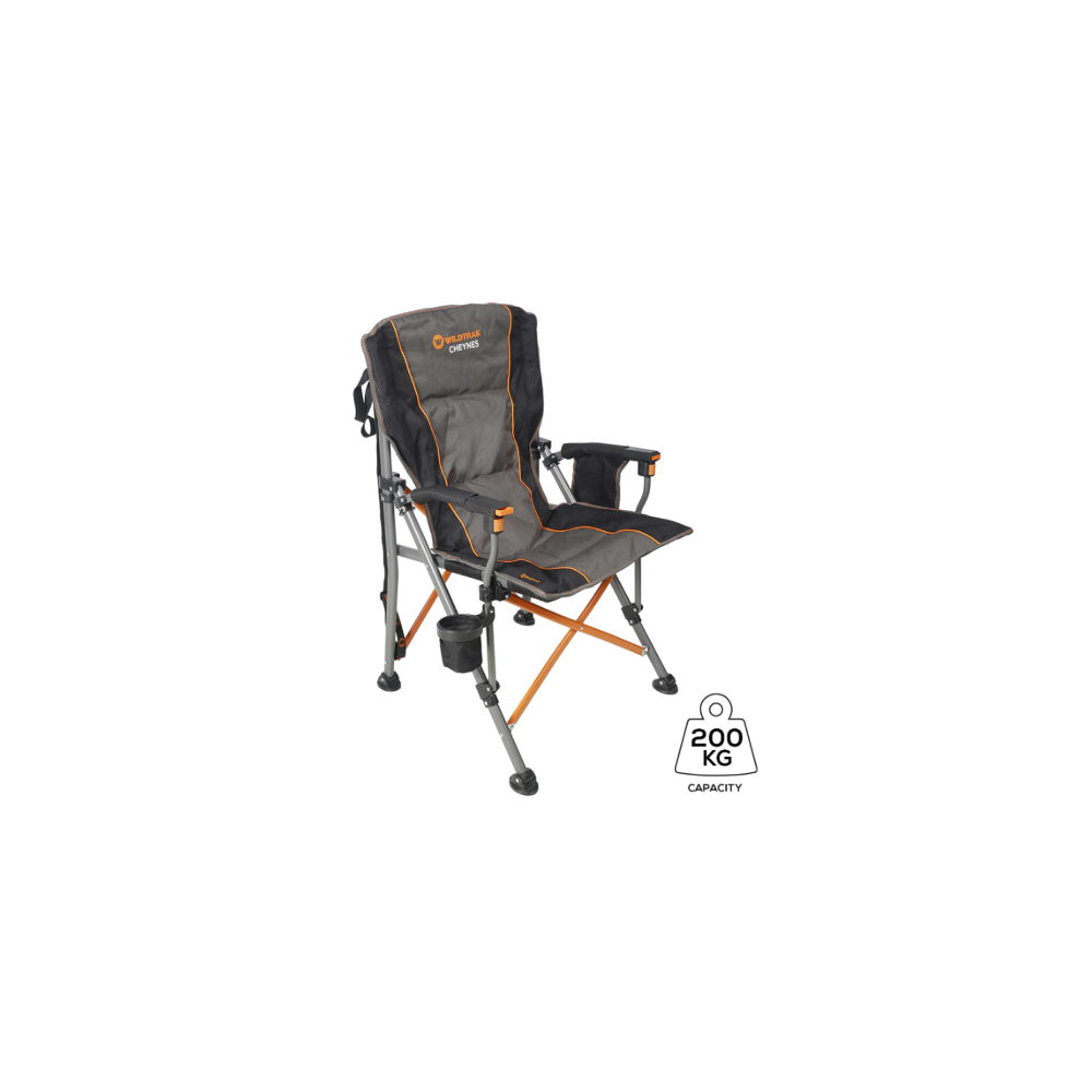 CHEYNES SOLID ARM CHAIR DLX XL 200KG WR GREY