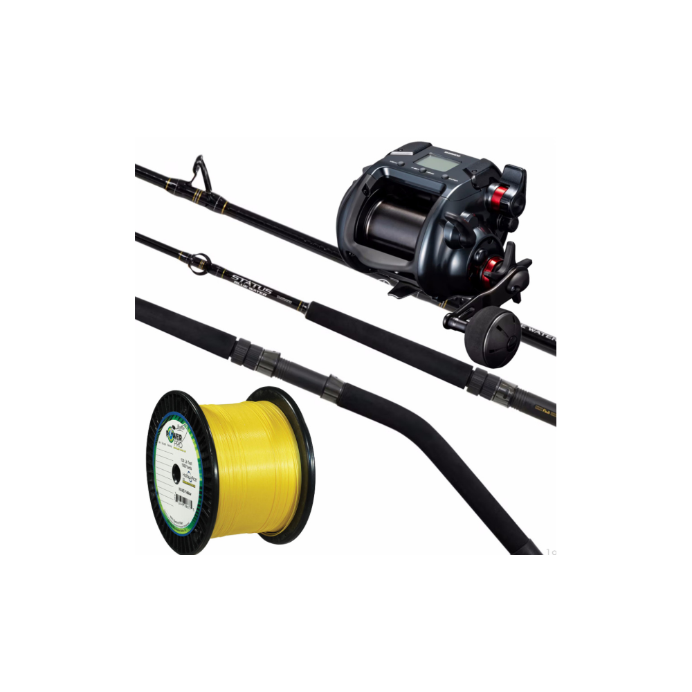 SHIMANO PLAYS 4000 REEL & STATUS 6' 2PCE 30/50LB B/BUTT ROD