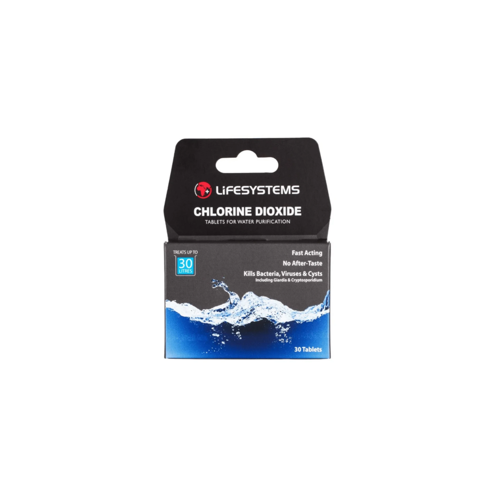 CHLORINE DIOXIDE WATER PURIFICATION TABLETS 30PK - LIFESYSTEMS
