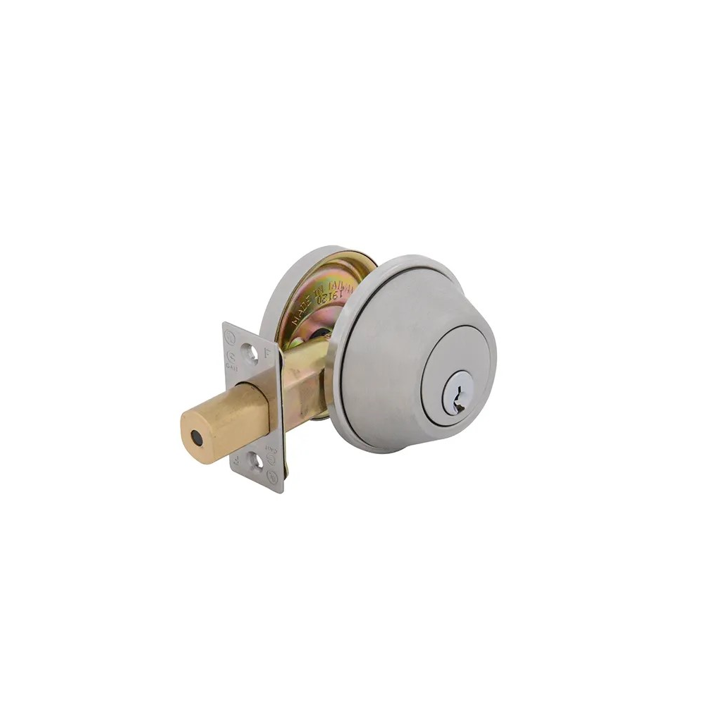 LIGHT COMMERCIAL SINGLE CYLINDER DEADBOLT STAINLESS STEEL