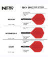 BLACK SHAFT AND RED FLIGHT - RED DRAGON NITRO FLITE