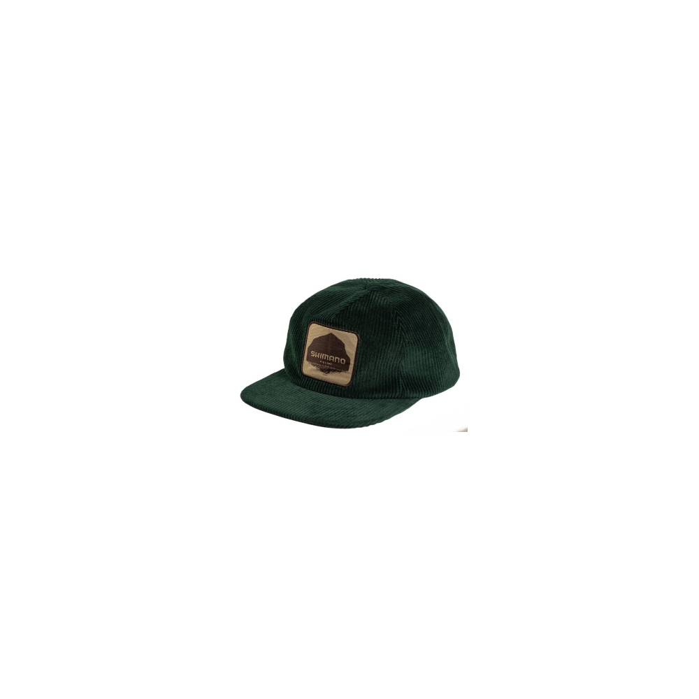 COASTAL CORDUROY CAP -  ROCK SILHOUETTE FOREST GREEN  - SHIMANO