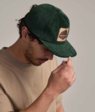 COASTAL CORDUROY CAP -  ROCK SILHOUETTE FOREST GREEN  - SHIMANO