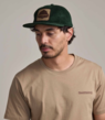 COASTAL CORDUROY CAP -  ROCK SILHOUETTE FOREST GREEN  - SHIMANO