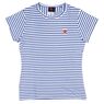 WOMENS STRIPED TEE - WHITE/NAVY - STONEY CREEK