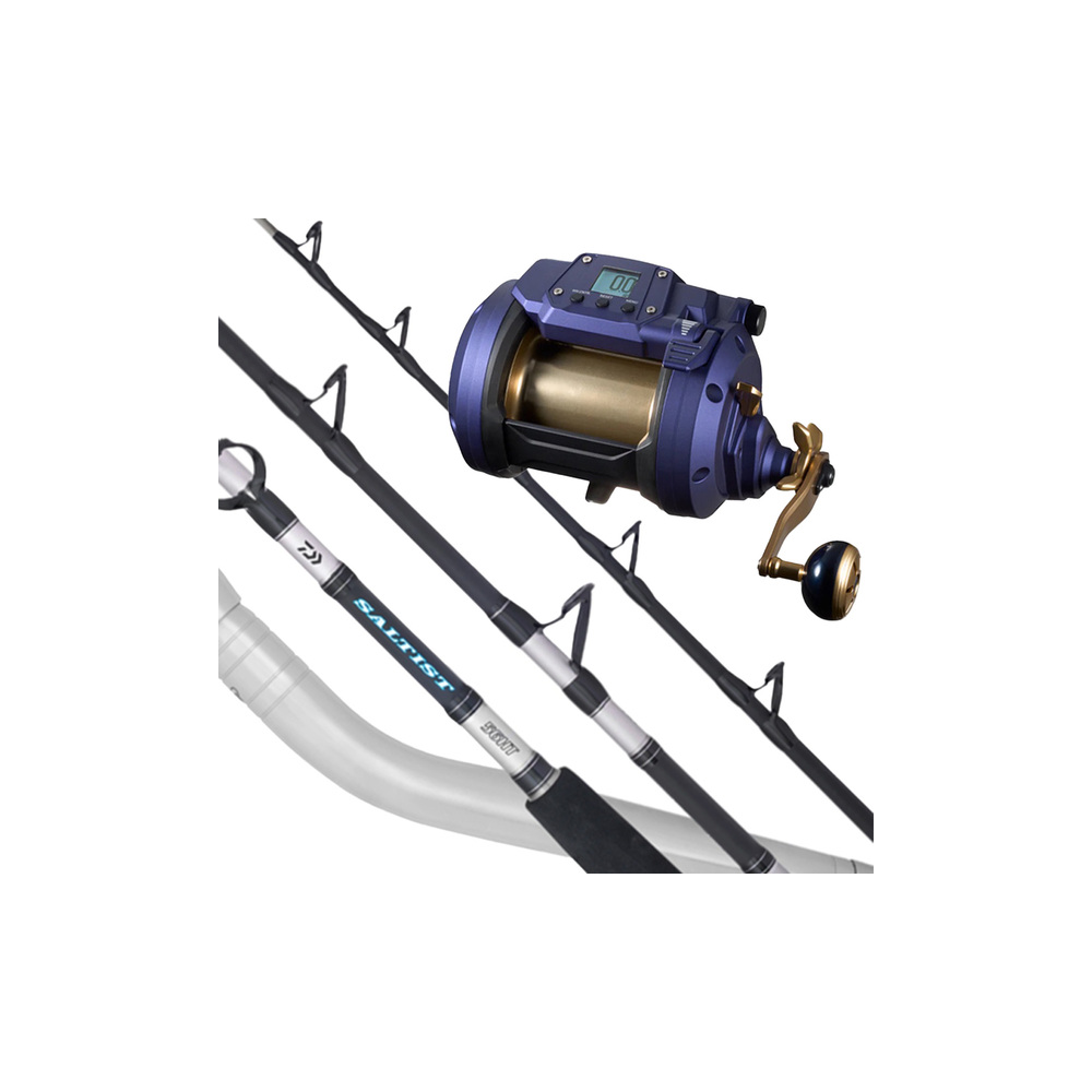 Daiwa 23 Seapower 1200 / Saltist 56Ht 5'6" Pe 8 Electric Combo